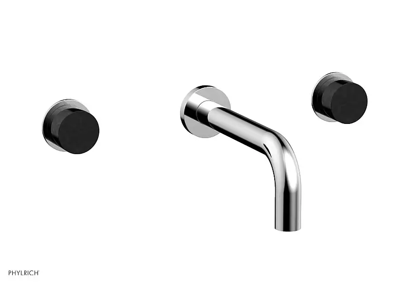Phylrich BASIC II Wall Lavatory Set Black Marble