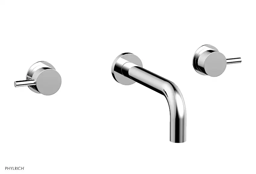 Phylrich BASIC II Wall Lavatory Set with Lever Handles