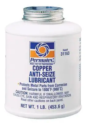 Permatex 31163 Copper Anti-Seize Lubricants, 16 oz Brush Top Bottle (1