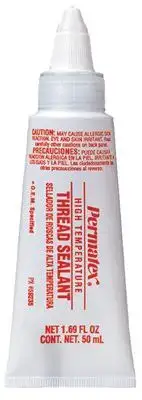 Permatex 59235 High Temperature Thread Sealants, 50 ml Tube, White (1
