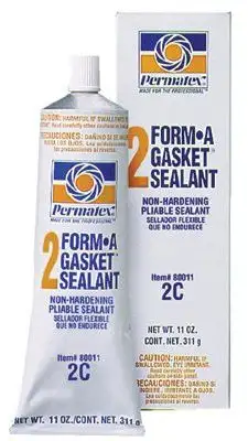 Permatex 80011 Form-A-Gasket Sealants, No 1, 11 oz Tube, Black (12 Tub