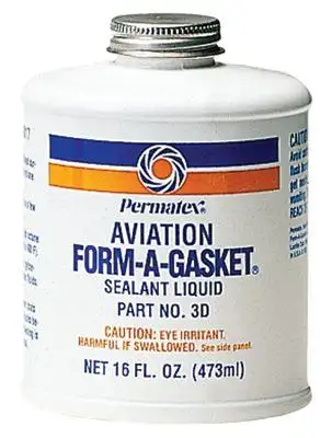 Permatex 80017 Form-A-Gasket Sealants, No 3, 16 oz Bottle, Dark Brown