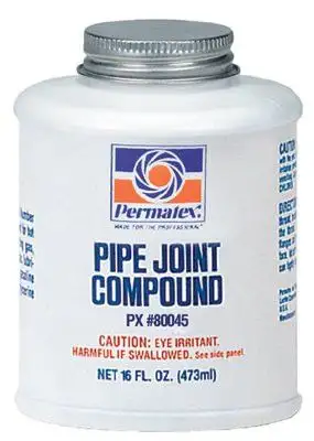 Permatex 80045 Pipe Joint Compounds, 16 oz Bottle, Black (12 Bottles)