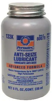 Permatex 80078 Anti-Seize Lubricants, 8 oz Brush Top Bottle (12 Bottle