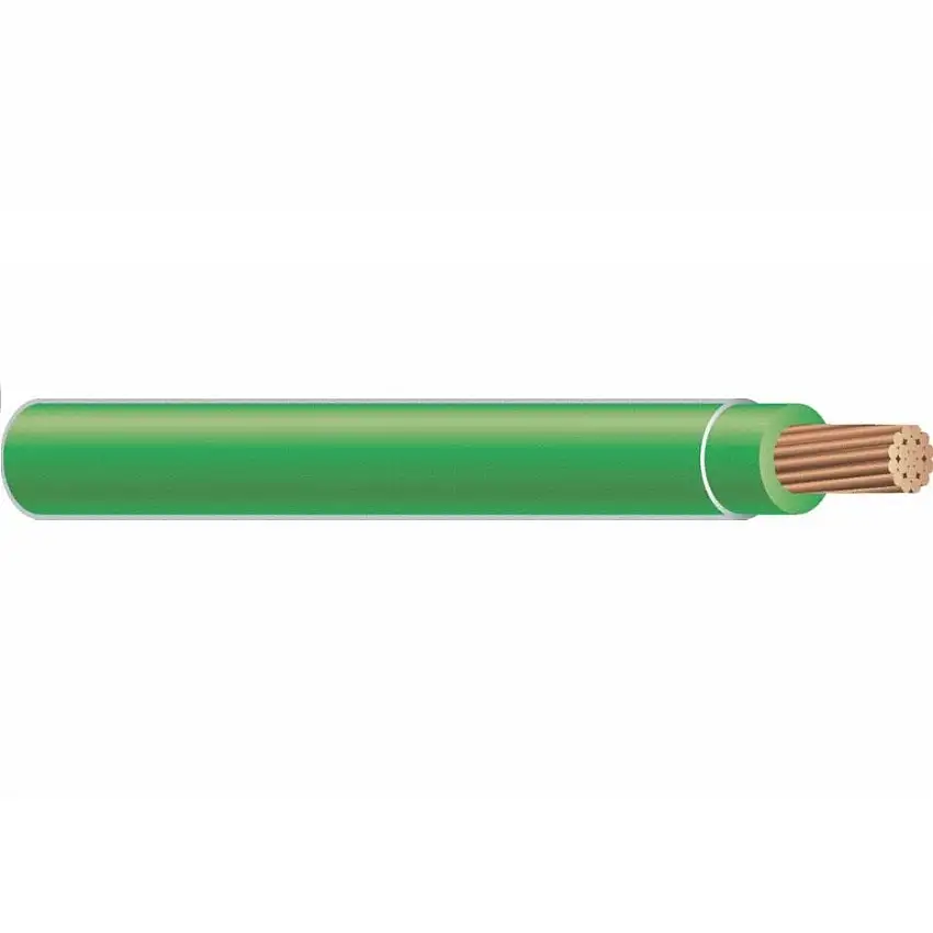 Southwire THHN 4 Gauge Stranded Type Building Wire Green (25172801)