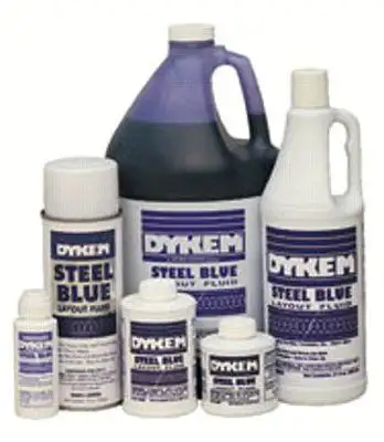 DYKEM 80600 Layout Fluids, 930 mL Bottle, Blue (12 Bottles)