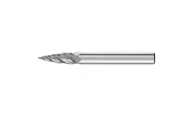 PFERD 25653 Carbide Bur | 1/4" Diameter | SCTI SG-1 | Tree Shape G with pointed end | ALU Cut | 1/4" Shank