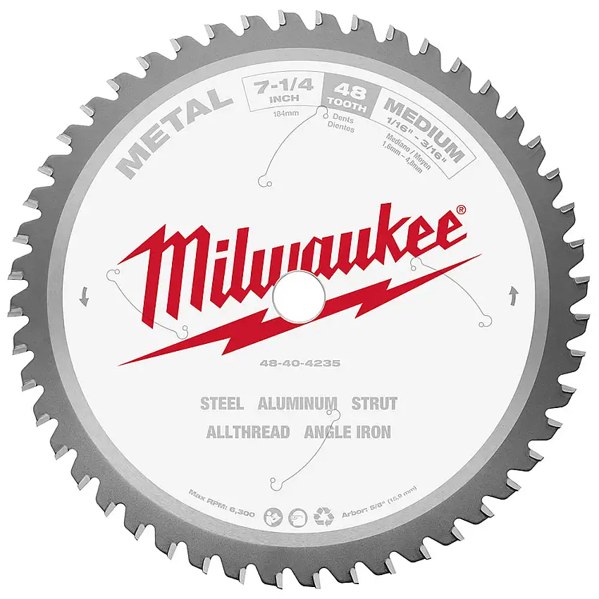 Milwaukee 48-40-4235 7-1/4 in. Metal Cutting Circular Saw Blade