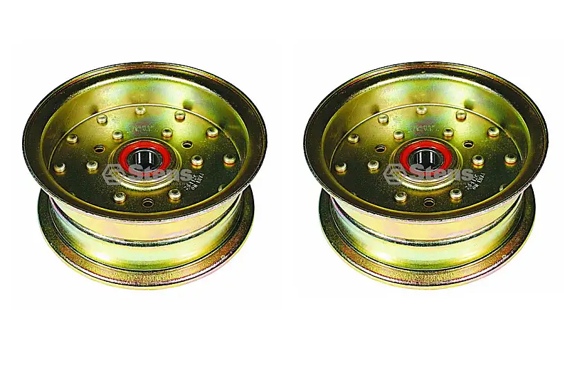 2 Pack Heavy Duty Flat Idler Pulley Fits Exmark Toro 1-413099 116-4666
