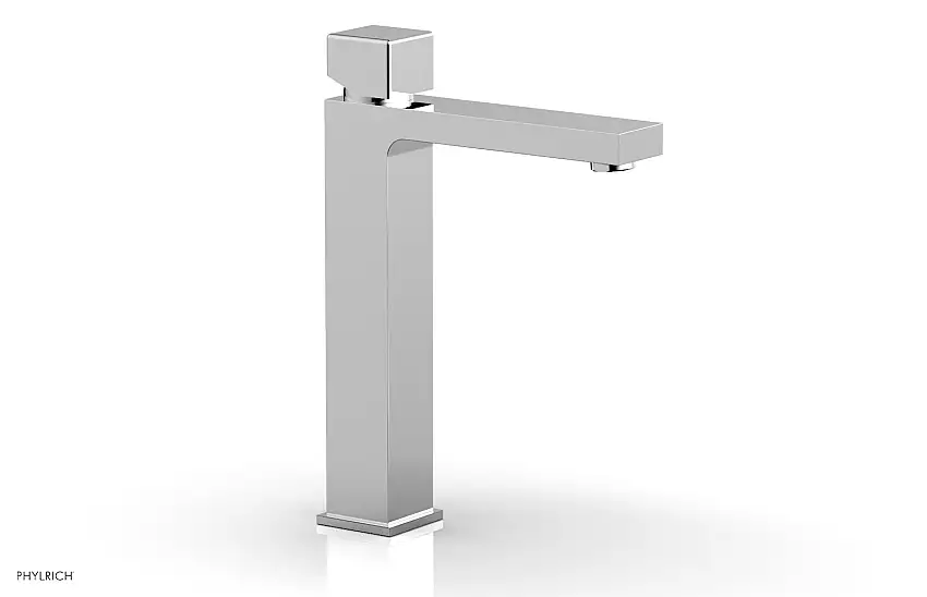 Phylrich MIX Single Hole Lavatory Faucet Tall Cube Handle