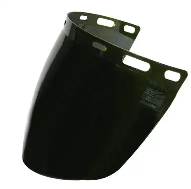ArcOne 2DGN-PC-50 Dark Green Rounded Visor | Polycarbonate Injection Moulded | 16" x 9" x .060" Size | Box of 50