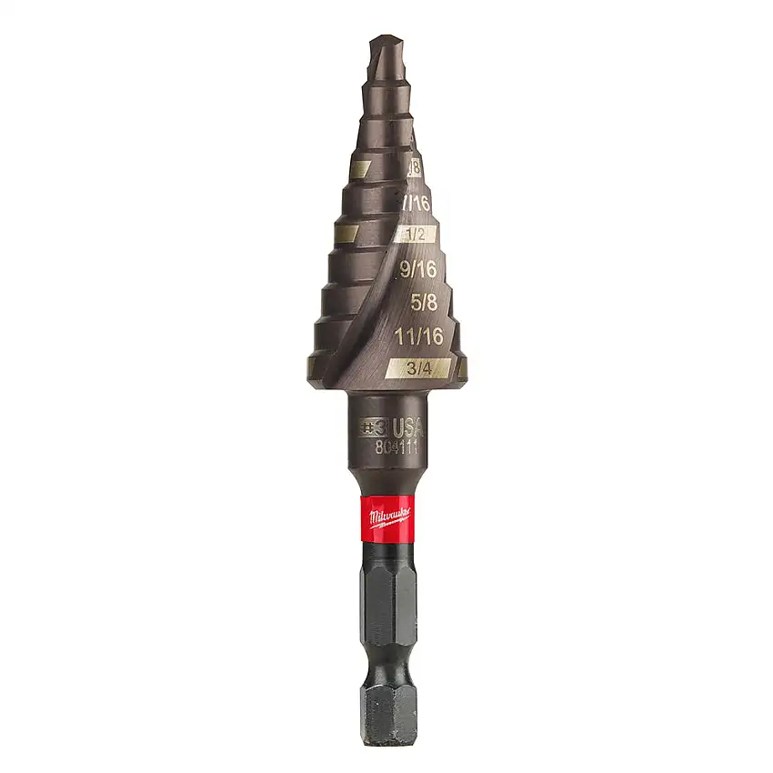 Milwaukee 48-89-9243 Shockwave Impact Duty Step Bit #3 3/16 - 3/4 in.