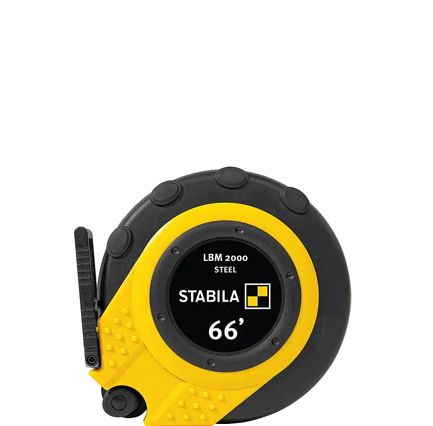 Stabila Closed case tape LBM 2000, steel blade, scale in inches 66 ft (30950)