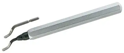 General Tools 482 Swivel Head Deburring Tool with 2 Blades