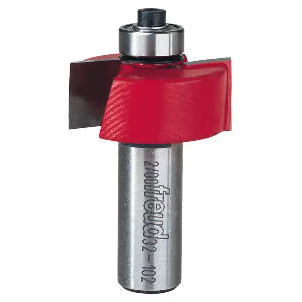 Freud Rabbeting Router Bit - 1-1/4" Diameter, 3/8" Cut, 1/2" Shank