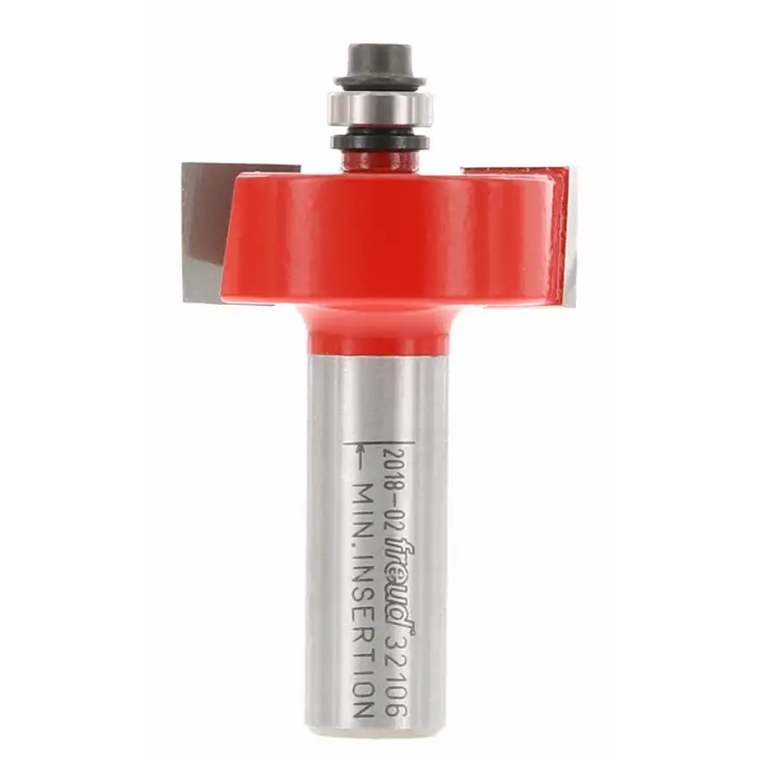 Freud Rabbeting Router Bit - 1-3/8" Diameter, 1/2" Cut, 1/2" Shank*