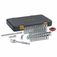 GearWrench 80700P 49 Piece 120XP Standard & Deep Mechanics Socket Sets, 6 Point