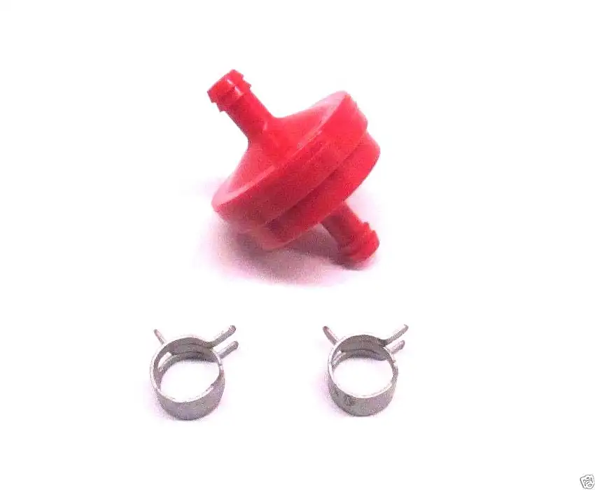 Genuine Tecumseh 37768 Fuel Filter with Clamps OEM