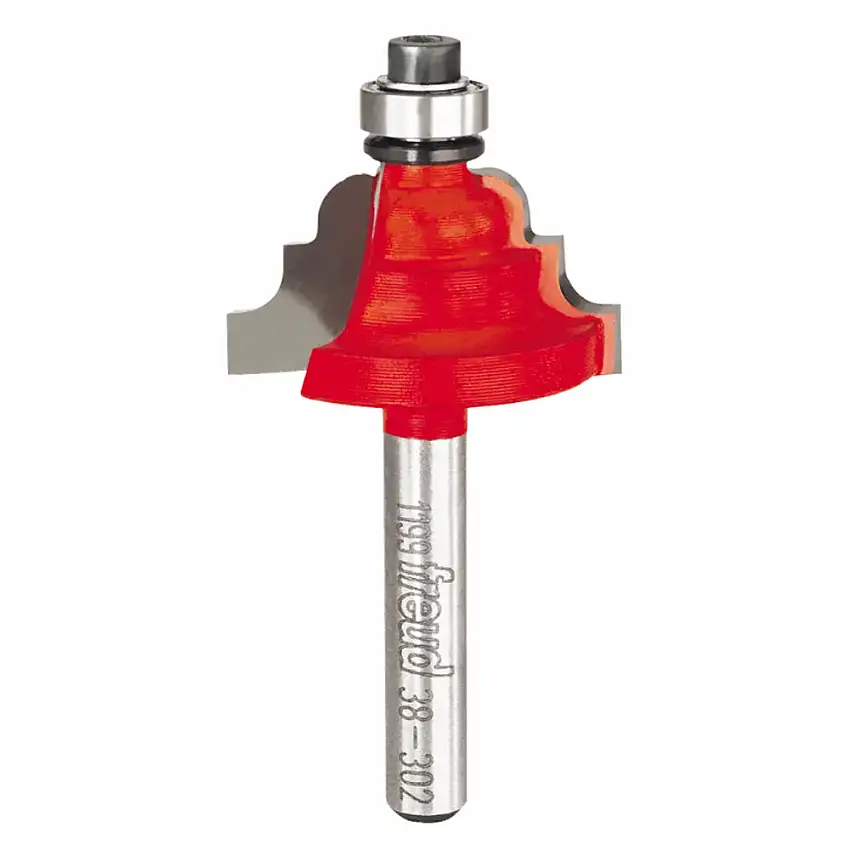 Freud Cove & Bead Router Bit - 1-5/32" Diameter, 5/8" Cut, 1/4" Shank