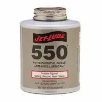 Jet-Lube 15504 550 Nonmetallic Anti-Seize Compounds, 1 lb Brush Top Ca