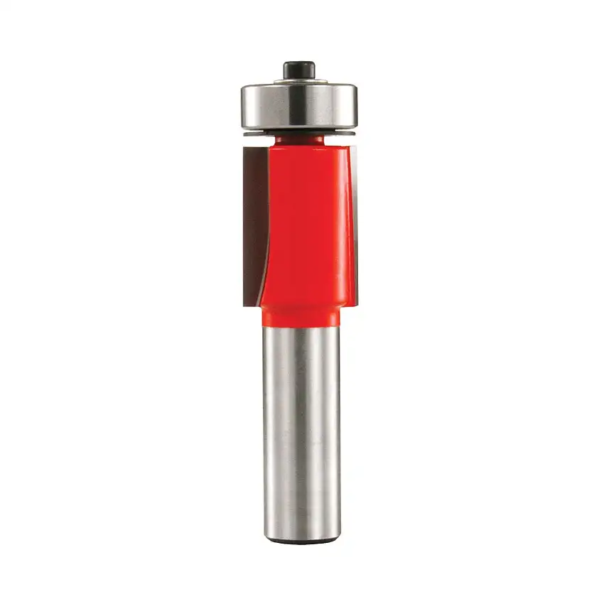 Freud Downshear Helix Flush Trim Router Bit - 3/4" Diameter, 1" Cut, 1