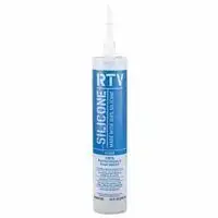 White Lightning WL099110C Contractor RTV Silicone Sealants, 10 oz Cart