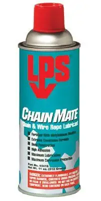 LPS 02416 ChainMate Chain and Wire Rope Lubricants, 16 oz Aerosol Can