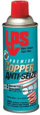 LPS 02916 Copper Anti-Seize Lubricants, 12 oz Aerosol Can (12 Bottles)