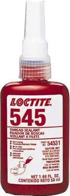 Loctite 54541 545 Thread Sealant, Hydraulic/Pneumatic Fittings, 250 mL