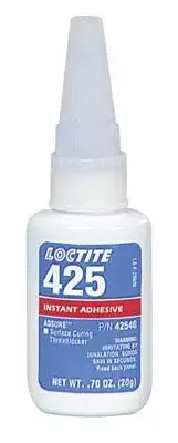 Loctite 42540 425 Assure Instant Adhesive, Surface Curing Threadlocker