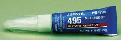 Loctite 49504 495 Super Bonder Instant Adhesive, 3 g, Tube, Clear (10