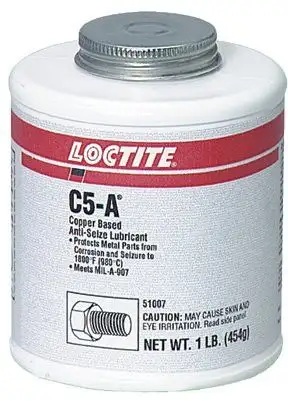 Loctite 51011 C5-A Copper Based Anti-Seize Lubricant, 42 lb Pail (1 Pa