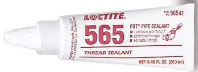 Loctite 56541 565 PST Thread Sealant, Controlled Strength, 250 mL Tube