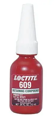 Loctite 60941 609 Retaining Compound, General Purpose, 250 mL Bottle,