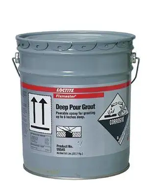 Loctite 99545 Fixmaster Deep Pour Grout, 5 gal, Kit, Black (1 Kit)