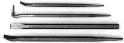 Mayhew Tools 76284 4 Piece EC Pry Bar Set, Hex, 14"-20"