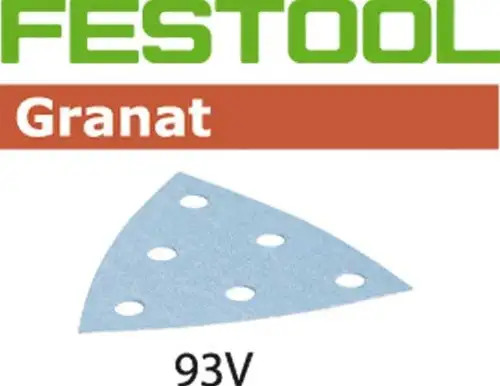 Festool Granat | 93mm Delta | 60 Grit | Pack of 50 (497391)
