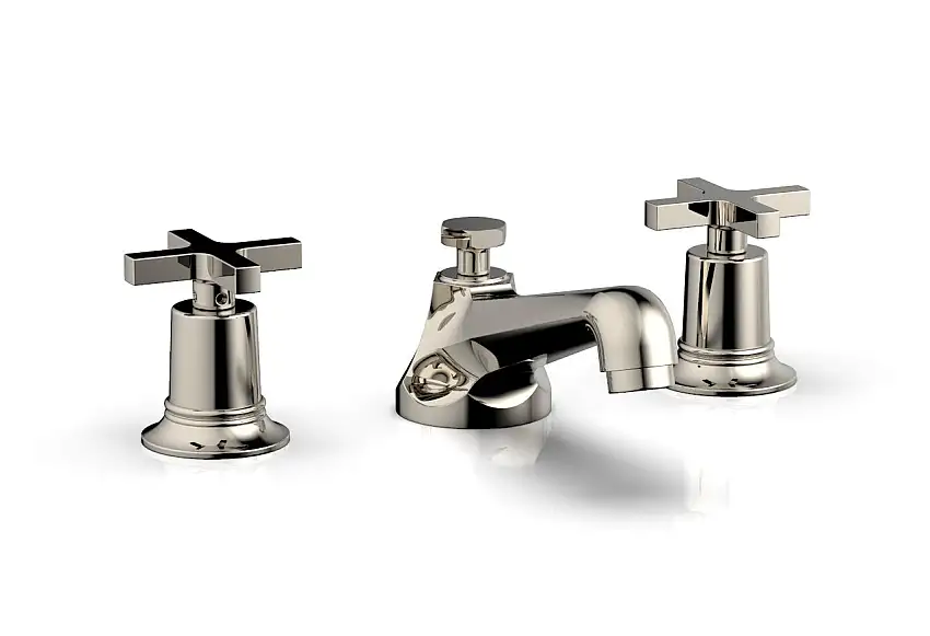 Phylrich HEX MODERN Widespread Faucet Low Cross Handles 501-01
