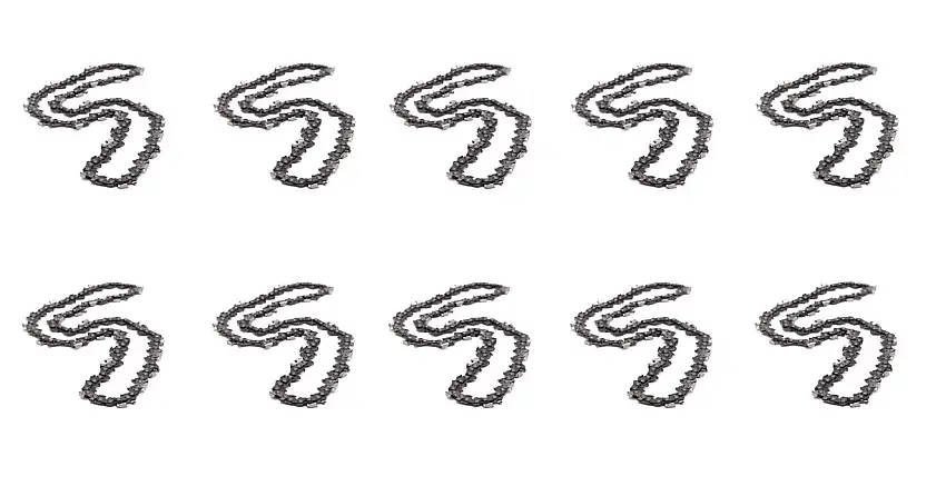 10 Pack Genuine Husqvarna 501846572 20" 3/8 .050 72 DL H80 Saw Chain Loop
