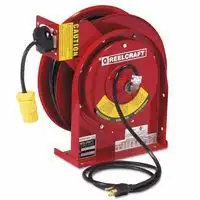 Reelcraft L45451233 Heavy Duty Power Cord Reels, 12/3 AWG, 15 A, 45 ft