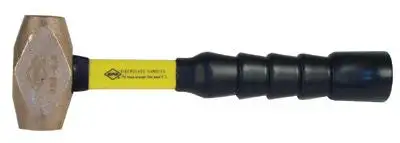Nupla 30-015 Brass Sledge Hammers, 1 1/2 lb, SG Grip Handle
