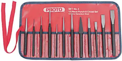 Proto 2 12 Pc Punch & Chisel Set