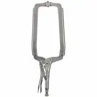 Irwin Vise-Grip 18SP Locking C-Clamps with Swivel Pads, Jaw Opens to 8 in, 18 in Long