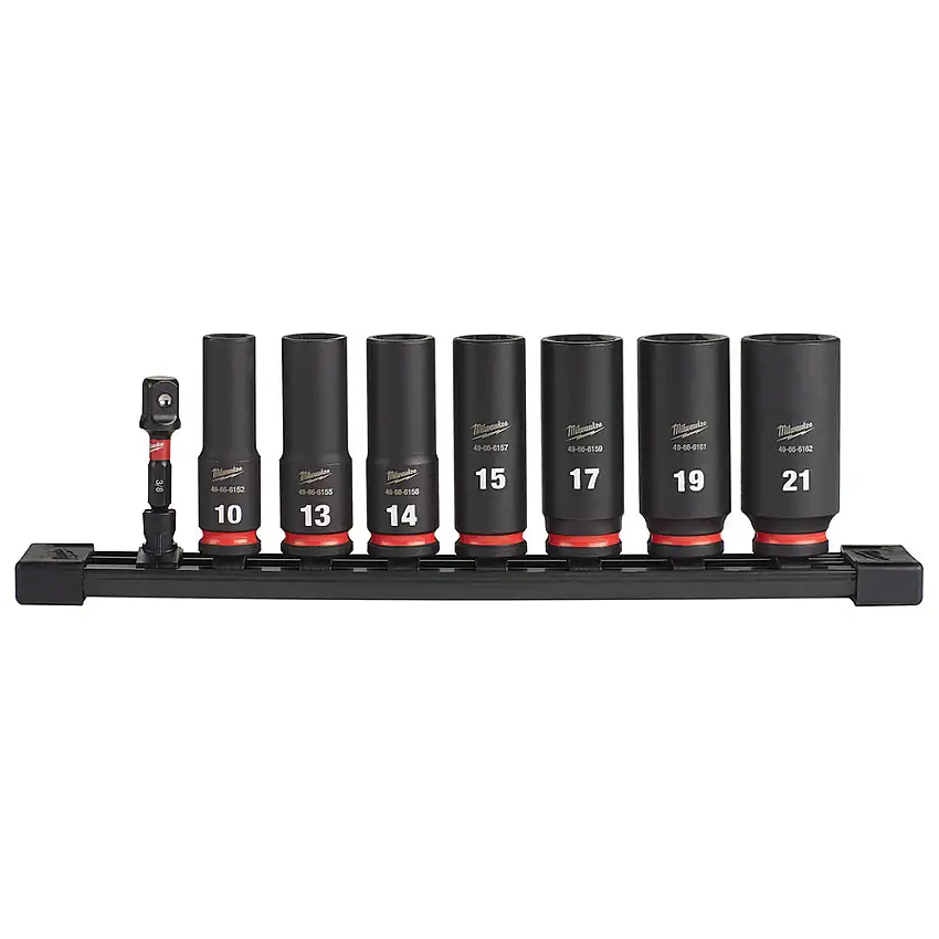 Milwaukee 49-66-7021 8PC Shockwave Impact Duty 3/8" Drive Metric Deep