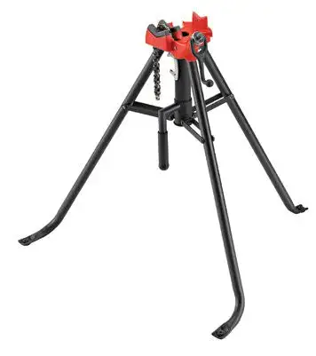 Ridgid 16703 Tri-Stand Chain Vises, 1/8 in - 2 1/2 in Pipe Cap