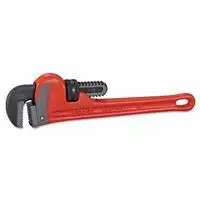 Ridgid 31010 Straight Pipe Wrenches, Alloy Steel Jaw, 10 in