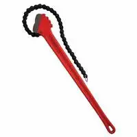 Ridgid 31330 36 in Tool Length Chain Wrench|Heavy-Duty Chain Wrench|RIDGID Chain Wrench, 29" Chain, 4 1/2"-7 1/2" Capacity