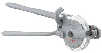 Ridgid 35175 Geared Ratchet Tube Benders, 3 3/4 in, 3/4 in O.D.
