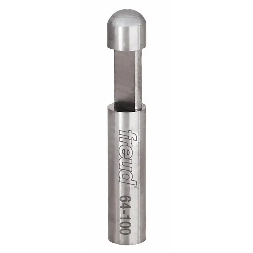Freud Solid Carbide Flush Trim Router Bit - 1/4" Diameter, 3/8" Cut, 1