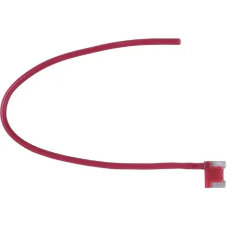 Accele Mini ATM Low Profile Pigtail Fuse 10 Amp 12-Pack Red (6710PT-10A)